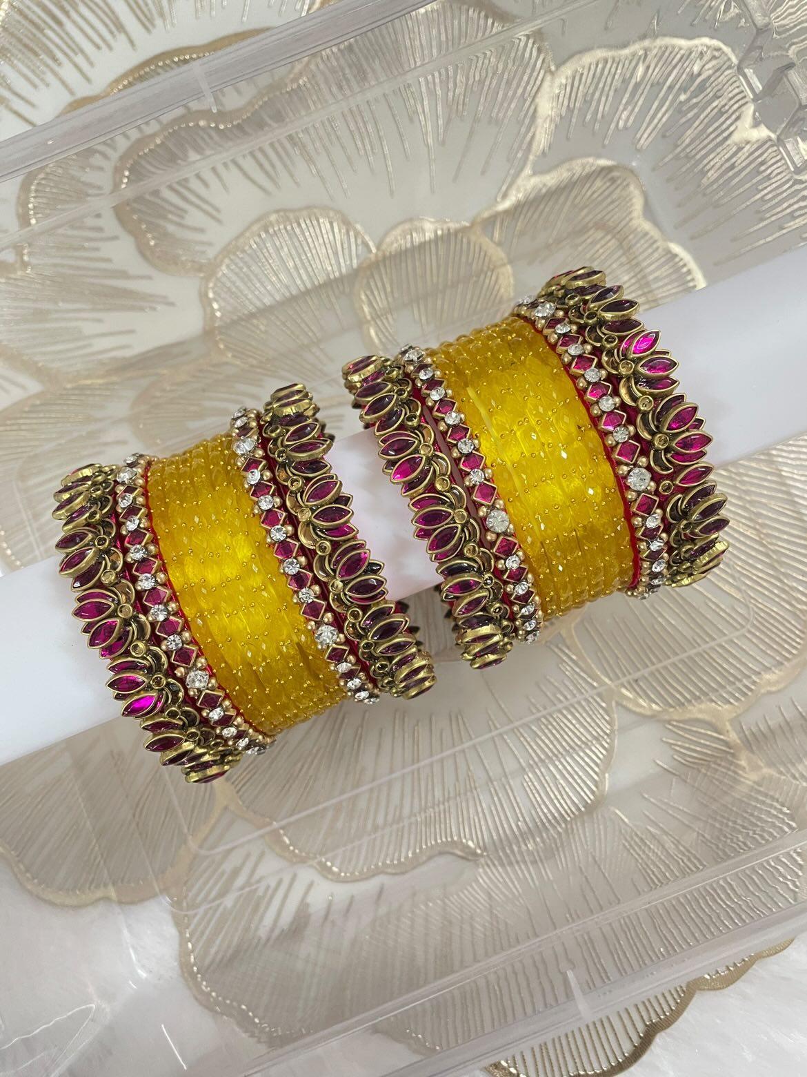 Pink & yellow